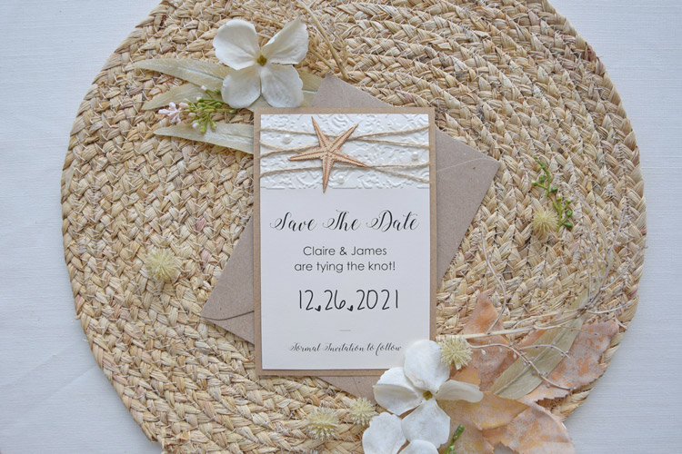 Tropical Wedding Save The Dates