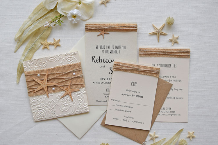 Unusual Destination Wedding Invitations