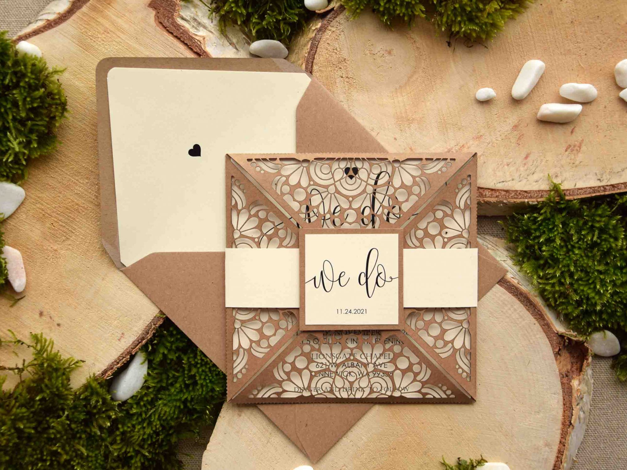 We Do Laser Cut Wedding Invitations