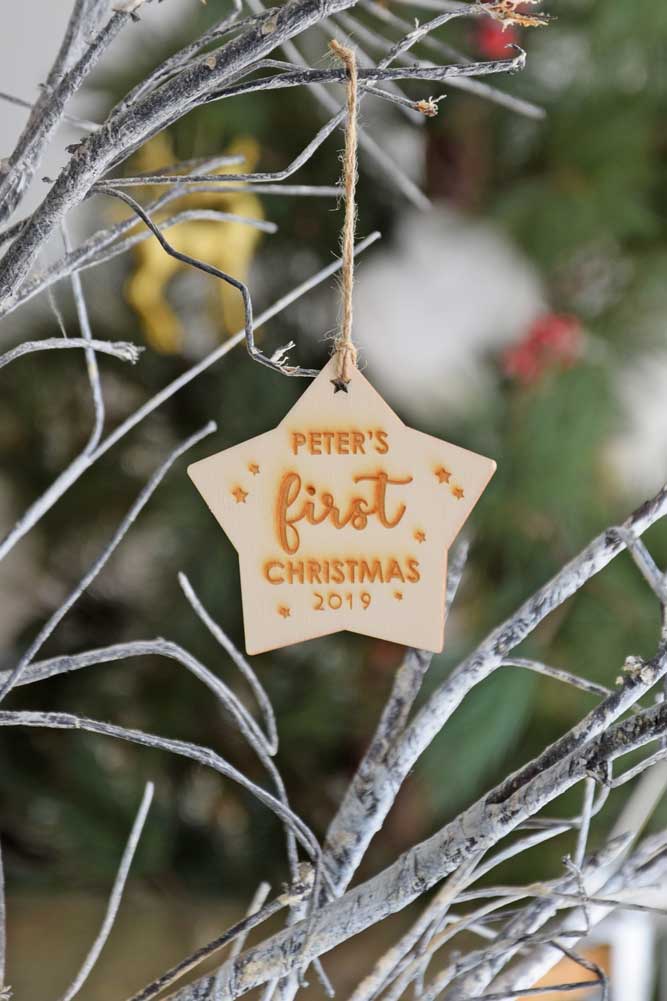 First Christmas Ornament - Star Ornament