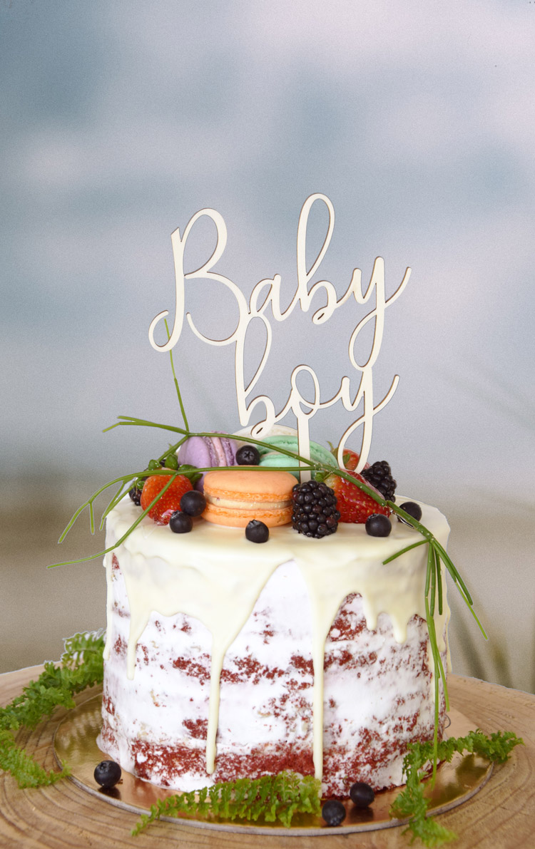Baby Boy Cake Topper