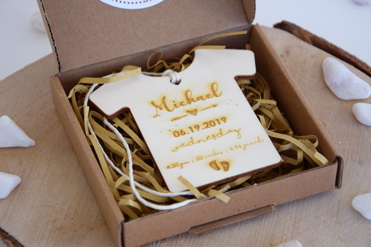 Personalized Baby's Boy First Ornament