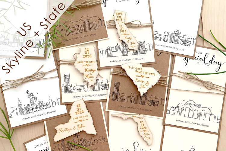 Destination Wedding Magnet Save the Dates