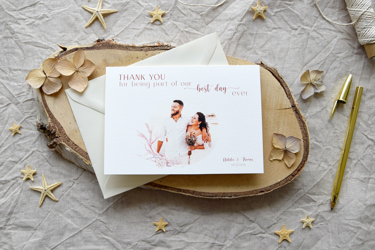 Beach Thank You Notes