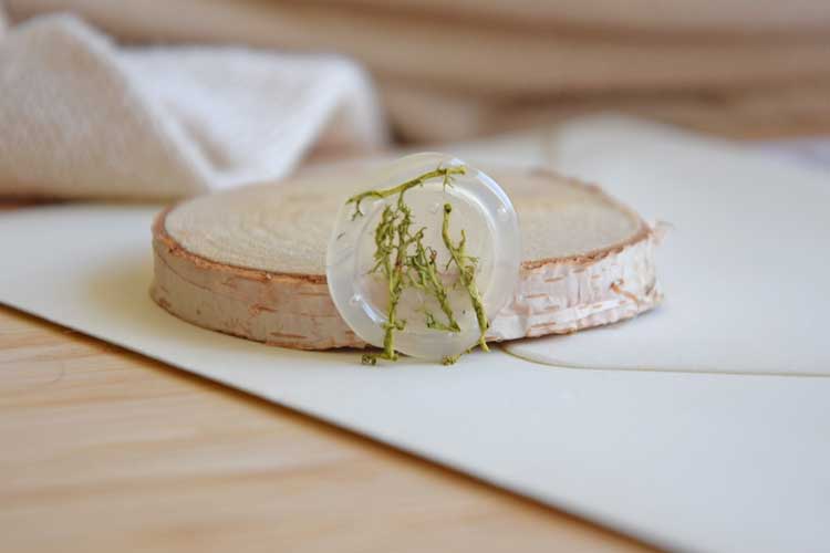 Wax Seals with Green Moss