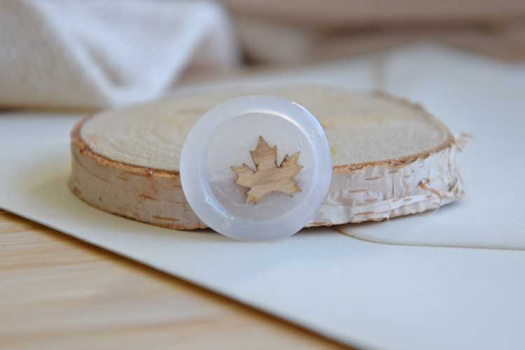 Wax Seals with wooden leaf