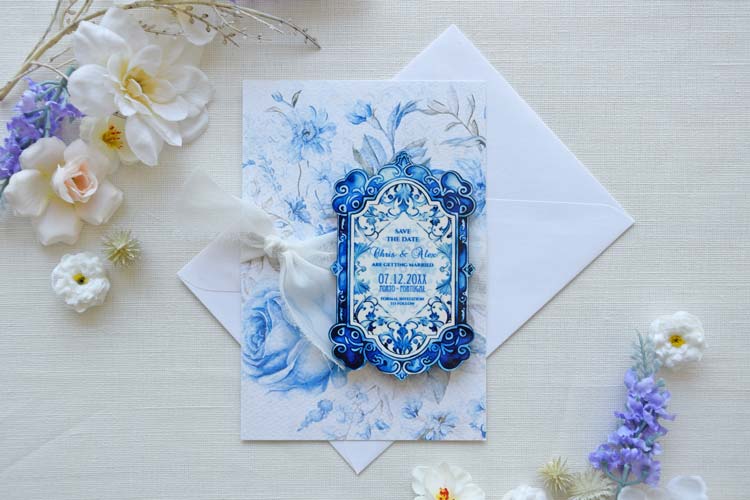 Igreja do Carmo - Tile Save the Date