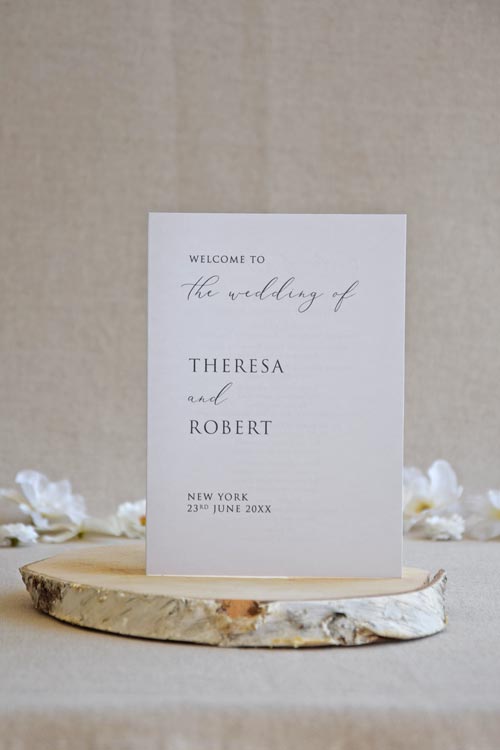 Minimalist Order of Events