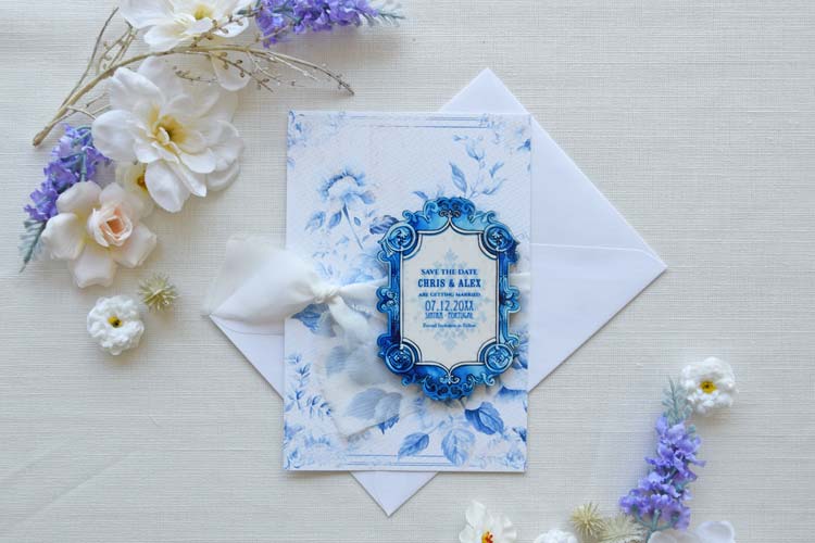 São Bento Railway Station - Tile Save the Date