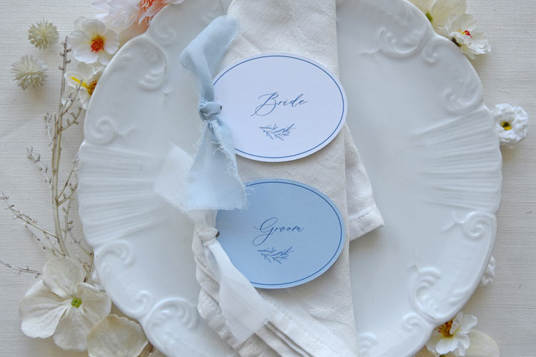 Chateau Lumiere Place Card – Chiffon Edition