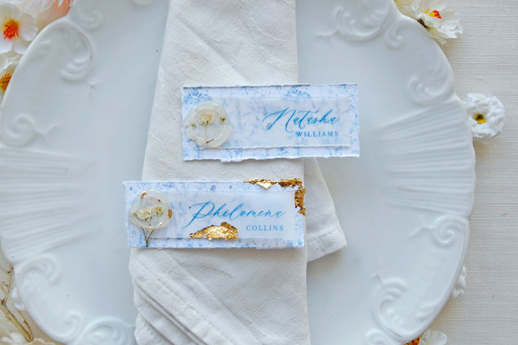 Larkspur Light Place Card – Wax Seal Edition