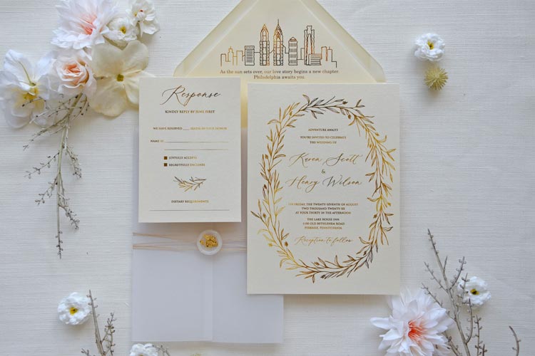 Ornella - Minimlist Wedding Invitation Suite