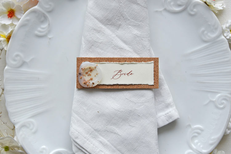 Serra Rust Place Card – Wax Seal Edition