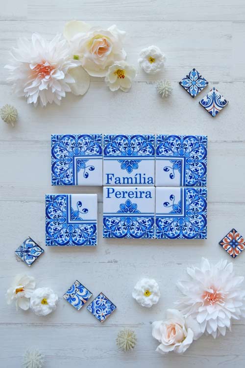 Lagoa Azul - Puzzle Tile Magnet Set