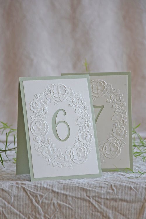 Camélia Garden Table Number - Sand