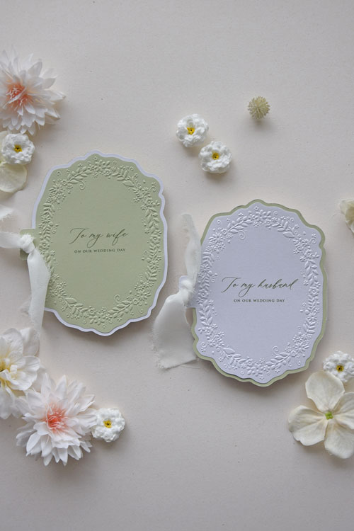 Emerald Promise Wedding Vow Books Set