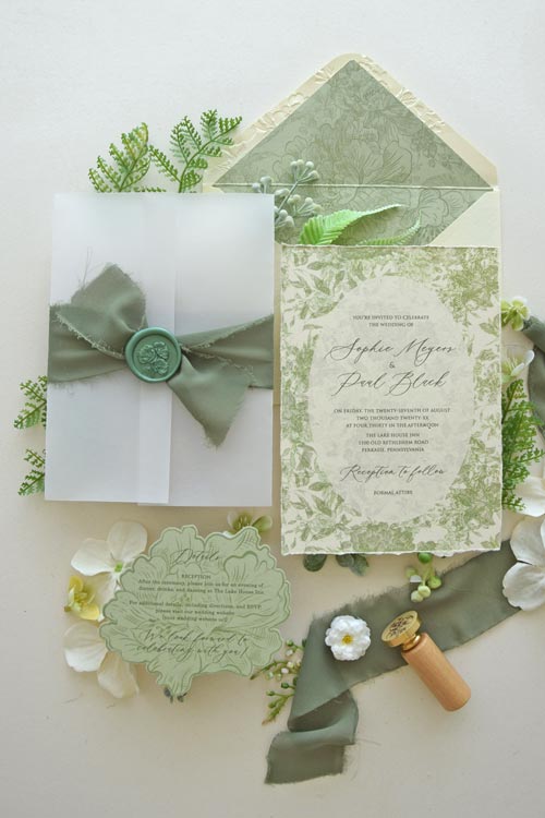 Monserrate Wedding Invitation Suite