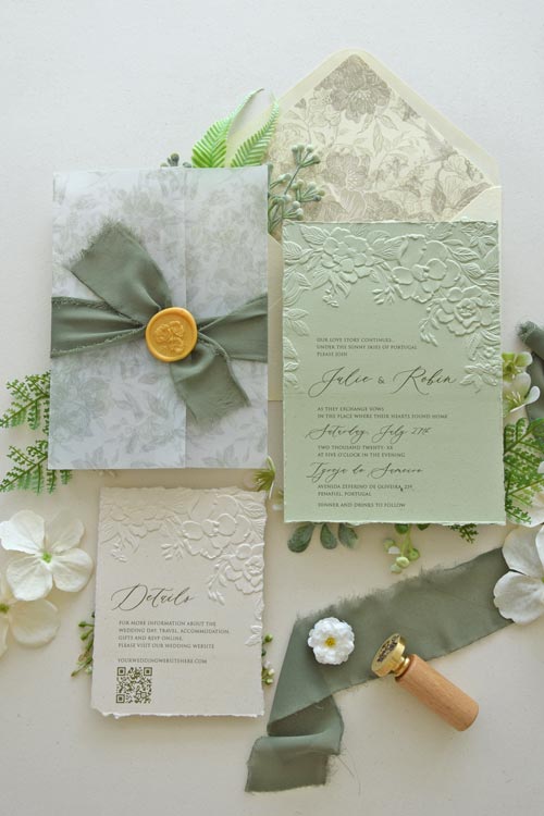 Secret Garden Wedding Invitation Suite